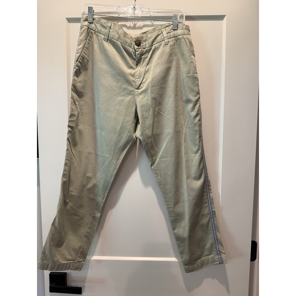 Utility Sporty Current/Elliott Cropped Buddy Trouser Olive Side Stripe Size 30